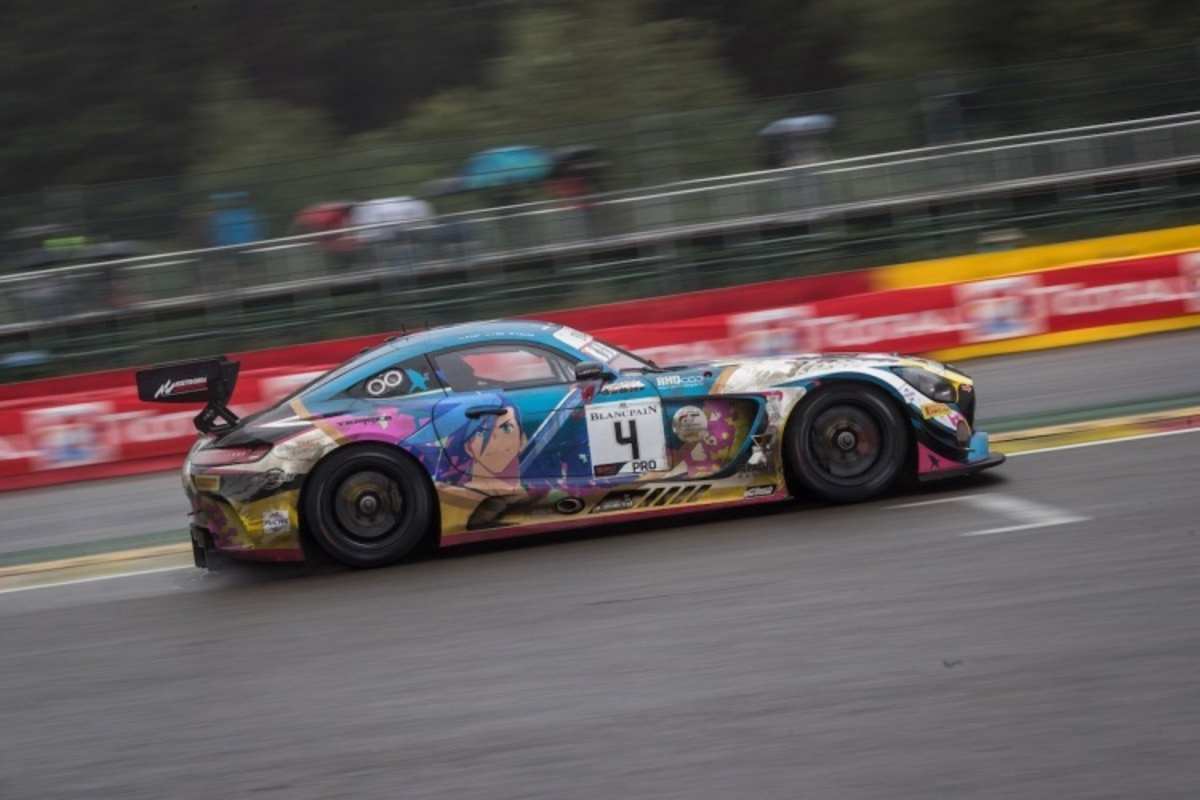 Dritter in Spa-Francorchamps: Der Mercedes-AMG GT3 von Engel/Buurman/Stolz