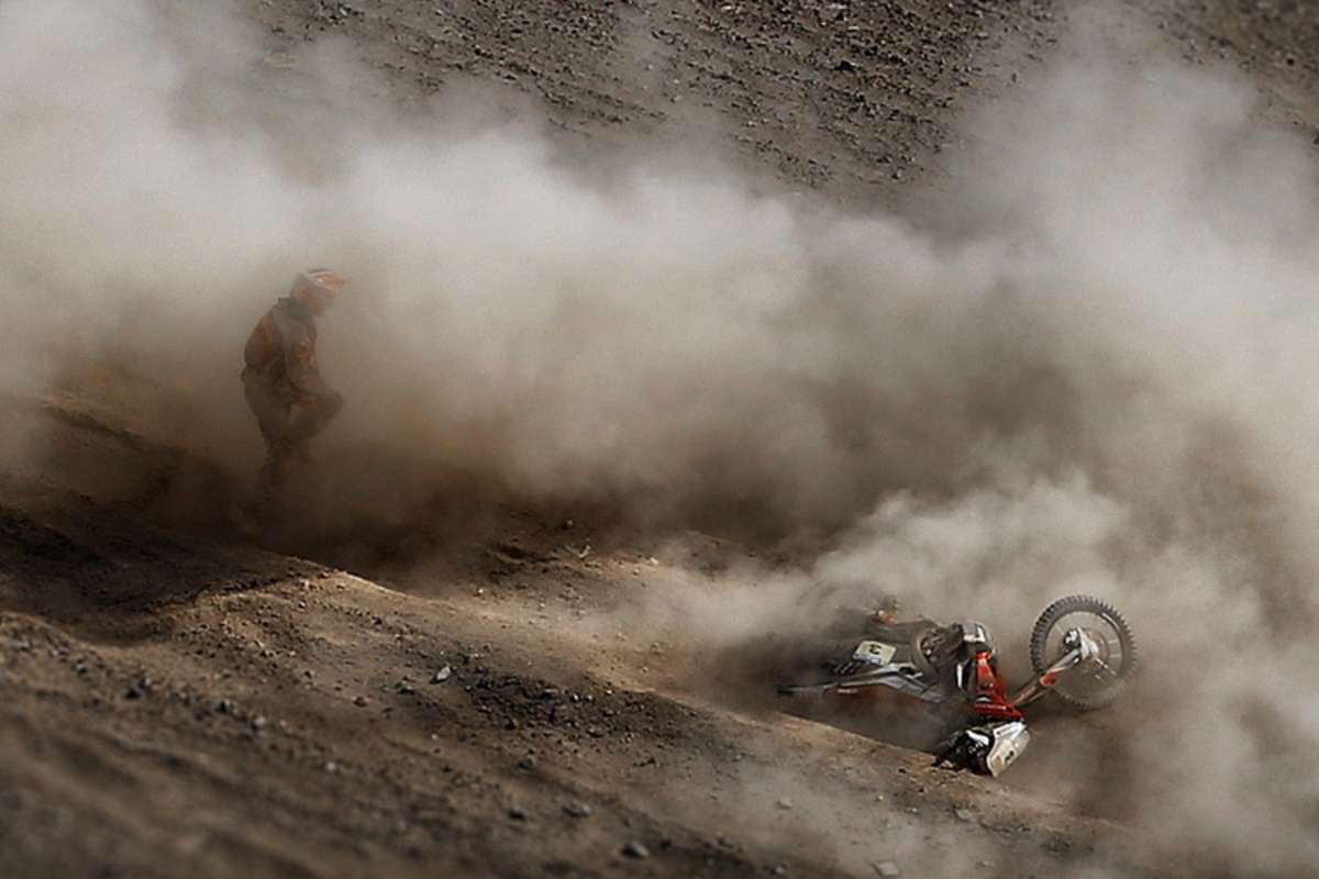 Joan Barreda: Schon am Donnerstag war der Spanier seine Honda einmal weg