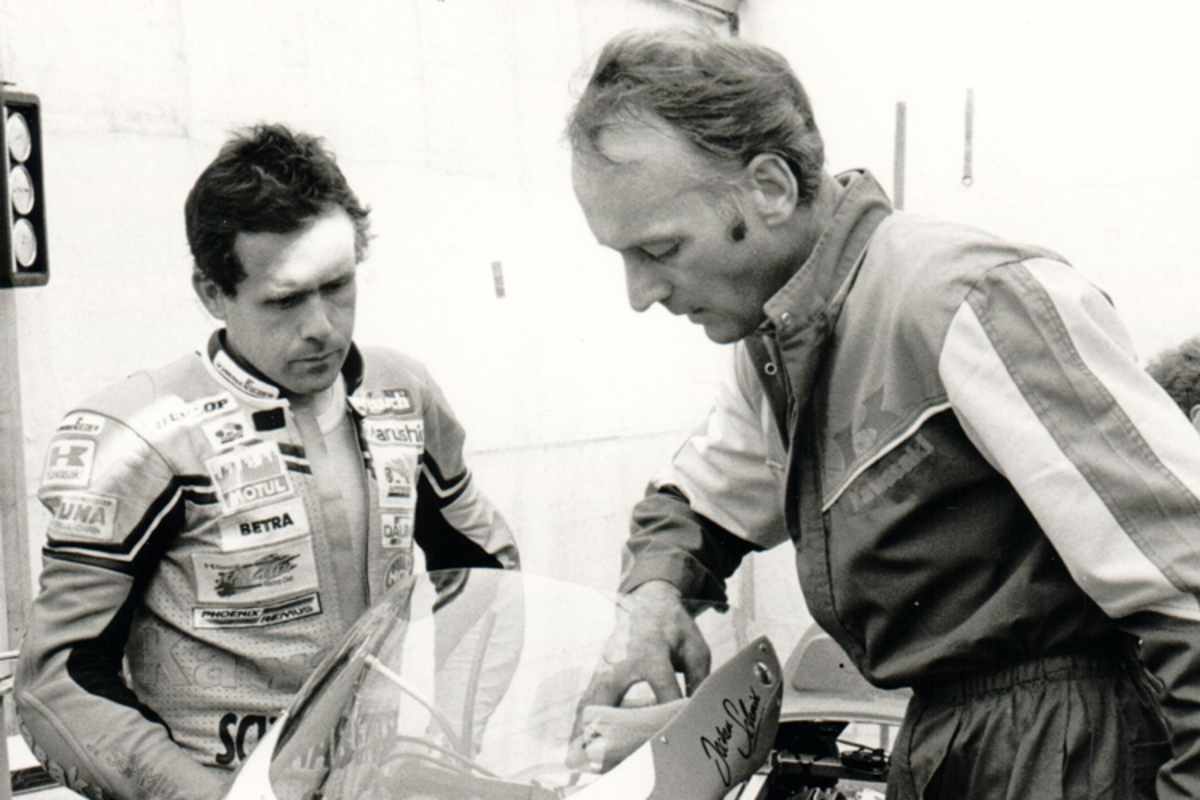 Schmid (li.) mit Kurt Stückle. Damals wie heute