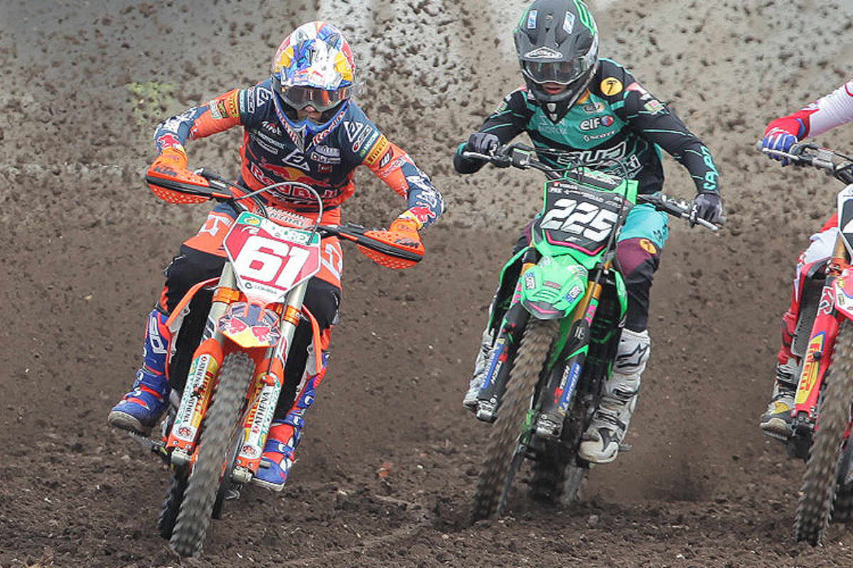 Jorge Prado (#61) legte wieder einen seiner Blitzstarts hin
