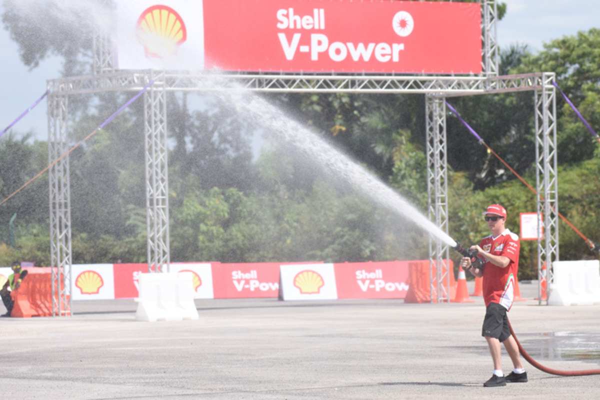 Auch am Schlauch machte der Iceman eine gute Figur