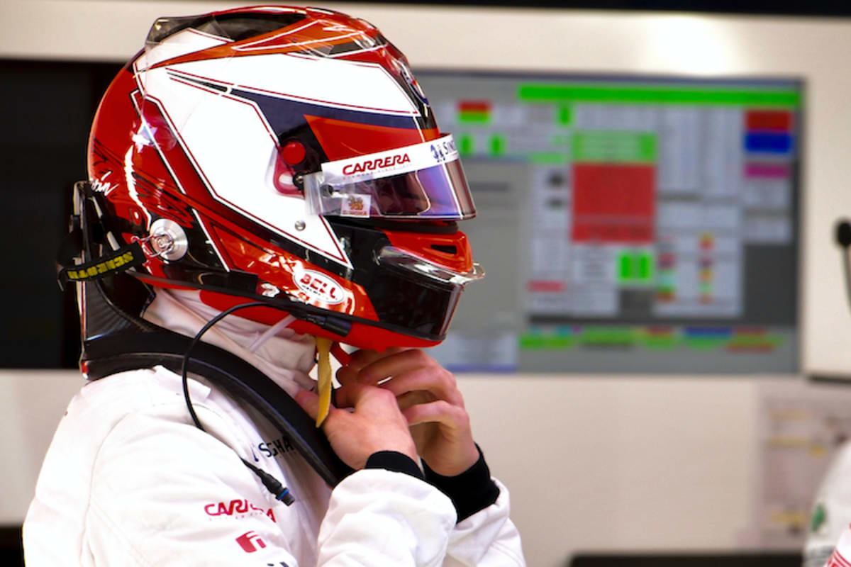 Leicht getöntes Visier bei Kimi Räikkönen