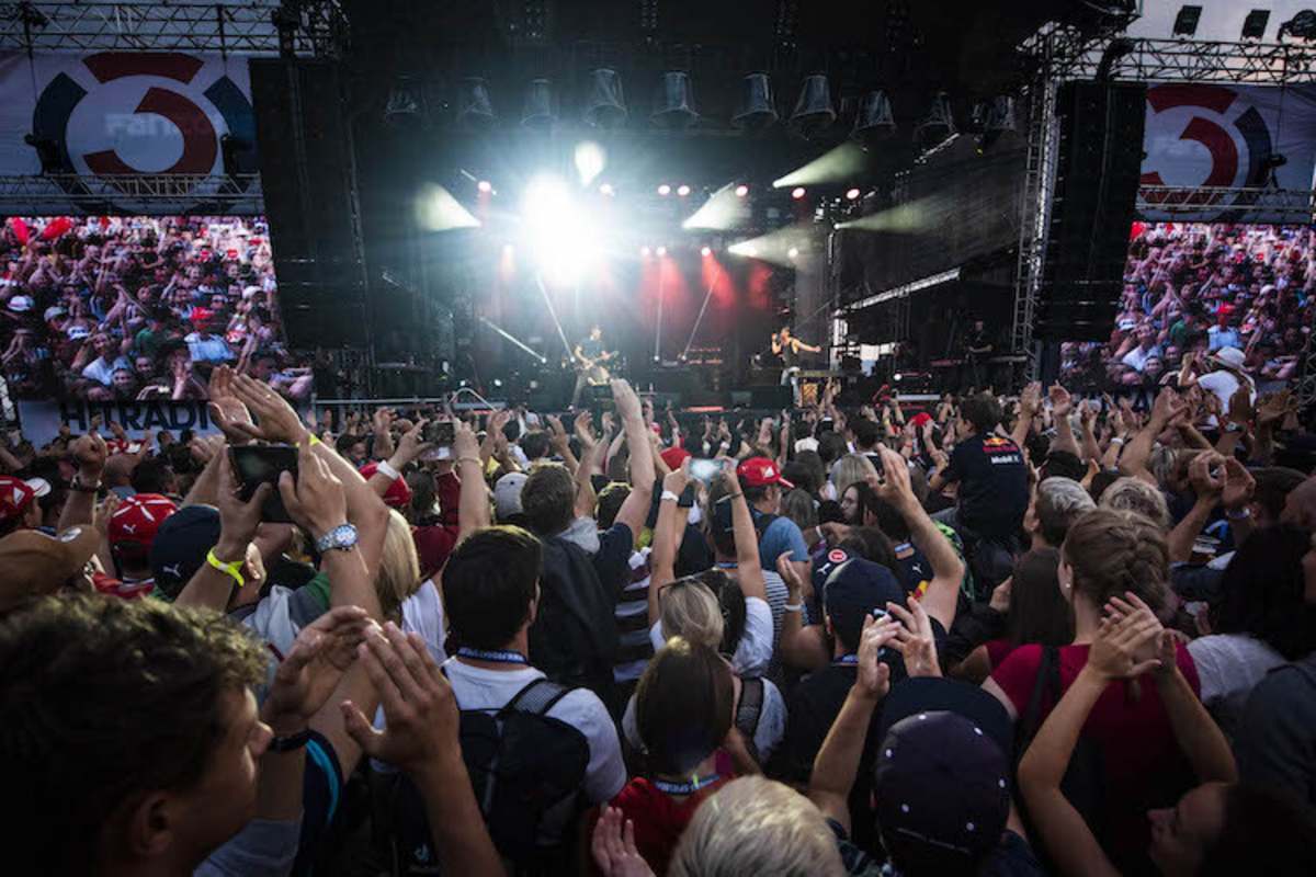 Die Party ging am Abend weiter