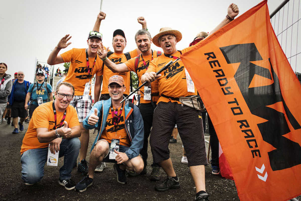 Die KTM-Fans hatten viel zu feiern 
