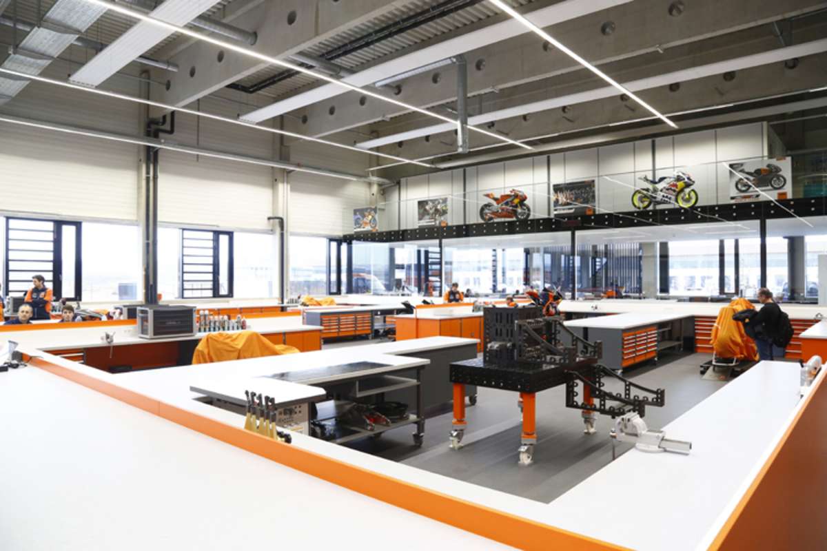 Viel Licht, viel Platz in der Road Racing-Abteilung