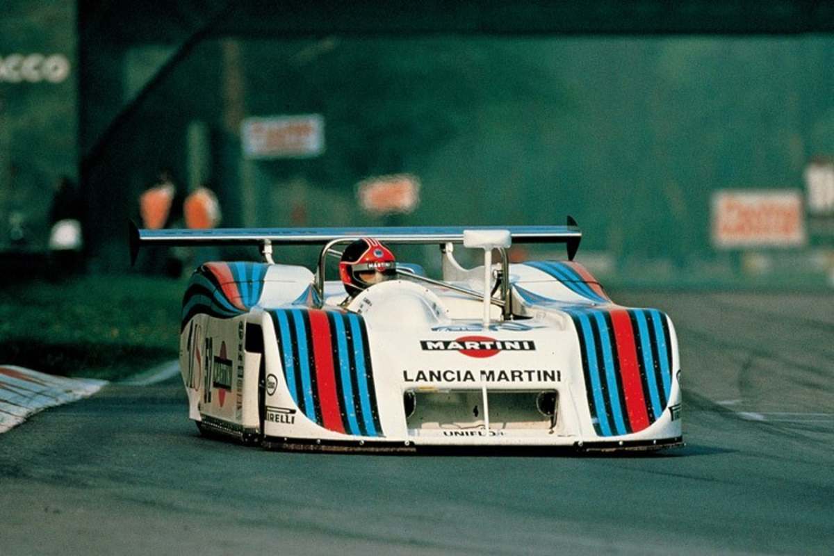 Der Lancia-Sportwagen 1982 mit Piercarlo Ghinzani