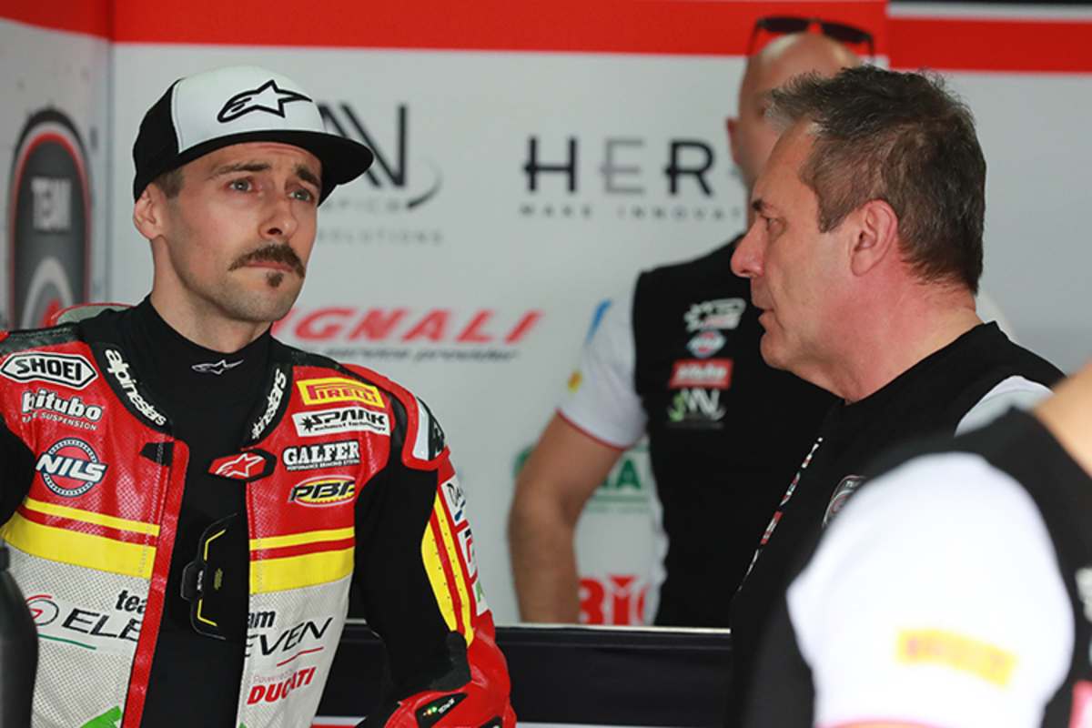 «Ich hatte unglaubliches Glück», sagte Eugene Laverty (li.)