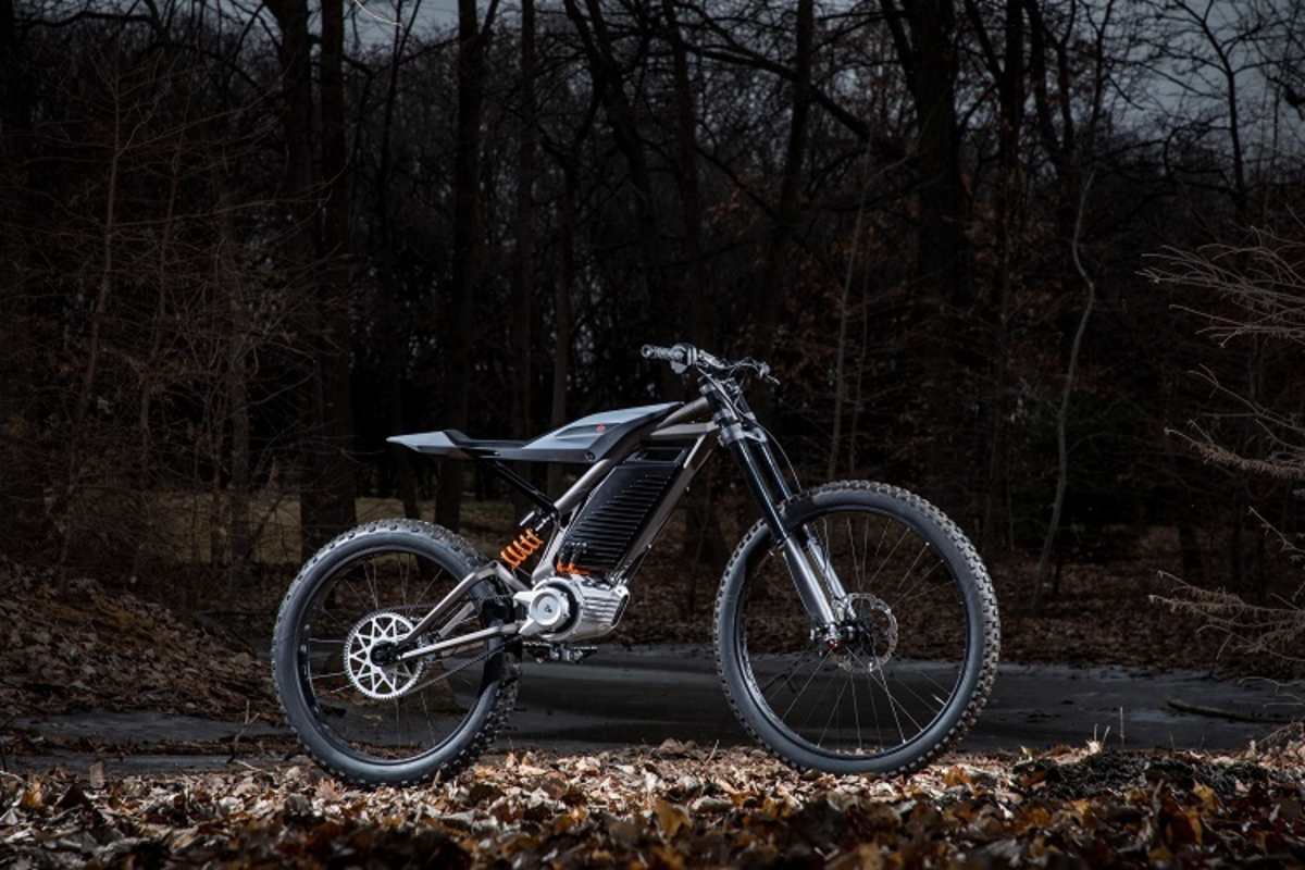 Konzeptbike von Harley: Sieht aus wie ein Elektro-Mountaiunbike ohne Pedale