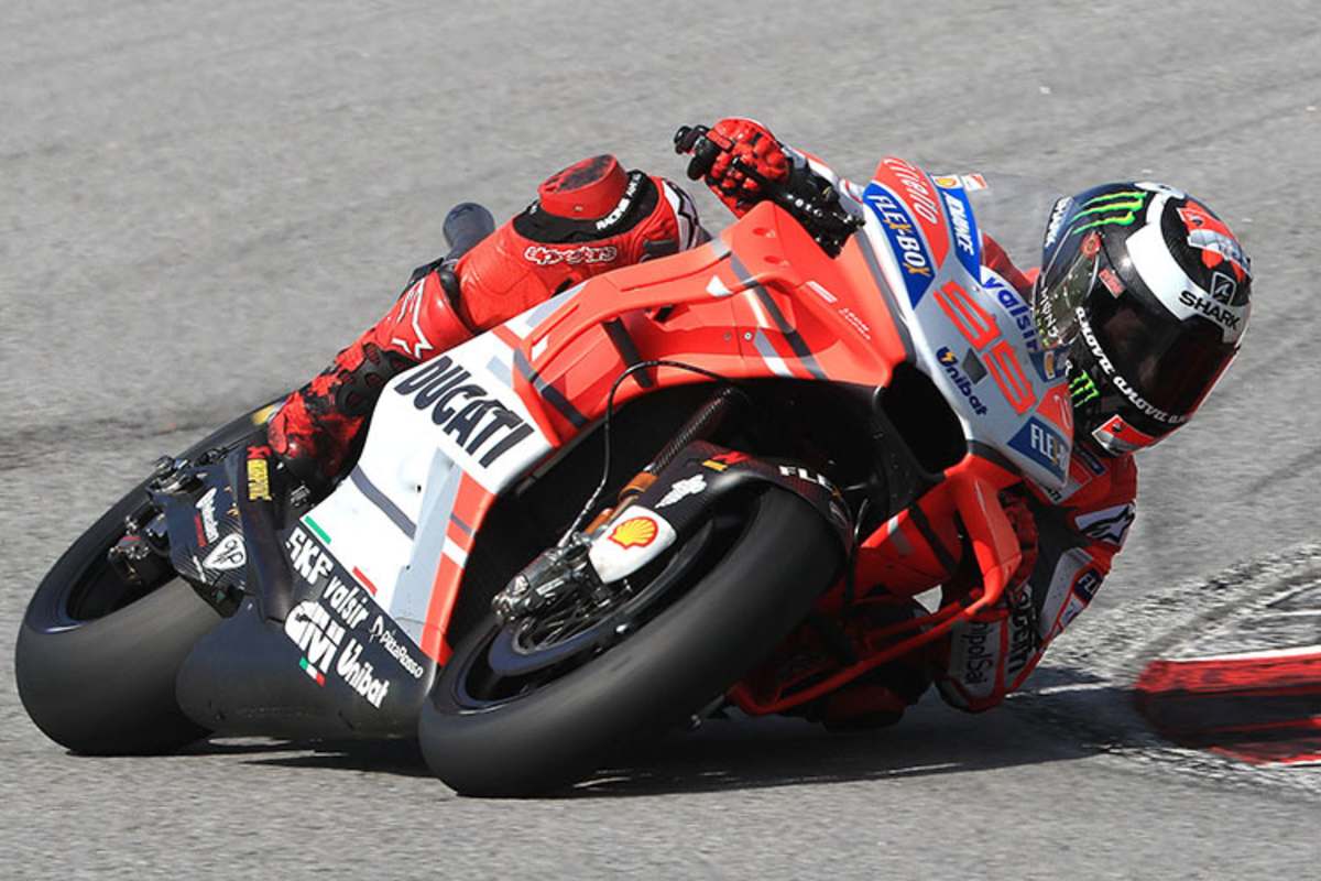 Jorge Lorenzo bevorzugt die «Downforce-Verkleidung»