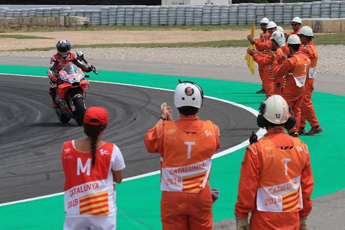 Jorge Lorenzo nach dem Sieg in Barcelona