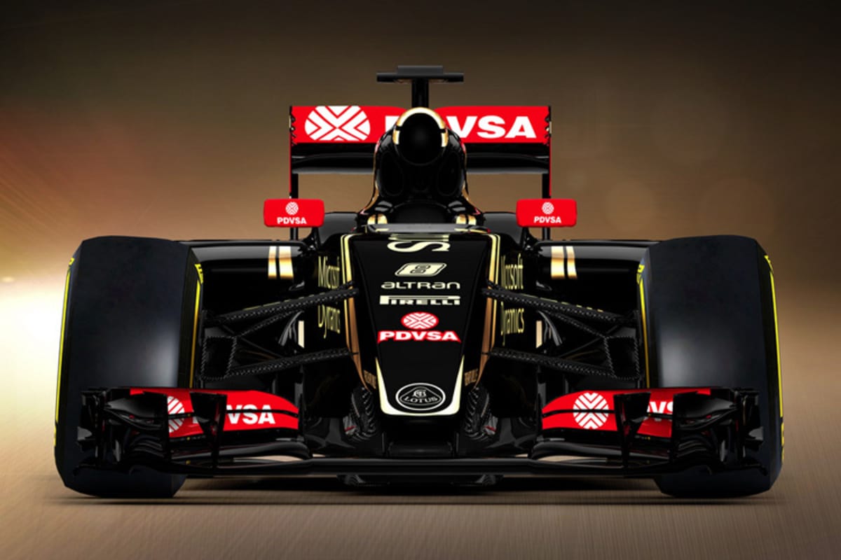 Der Lotus E23 Hybrid von vorne