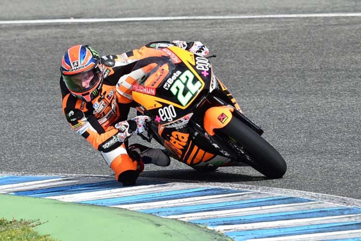 Sam Lowes in Jerez