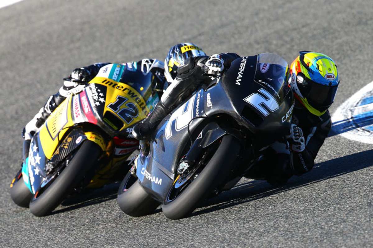 Jerez-Test im November: Die Suter-Moto2-Piloten Josh Herrin und Tom Lüthi