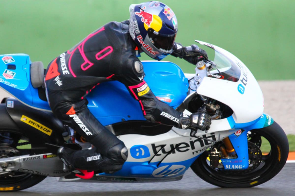 Luis Salom: Der Moto2-Aufsteiger übte auf der Kalex