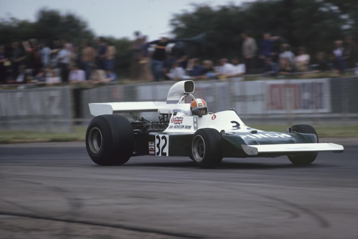 John Nicholson im Lyncar 1975