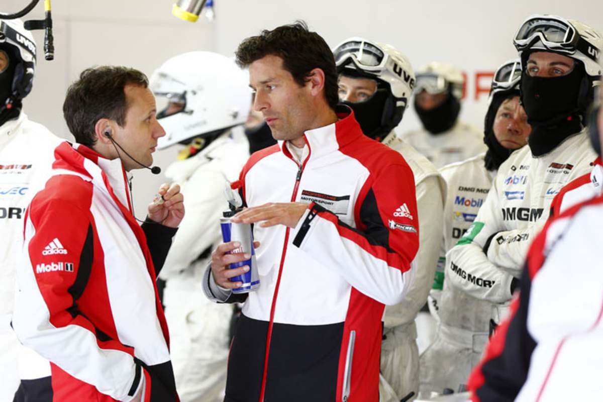 Hitzinger mit Mark Webber