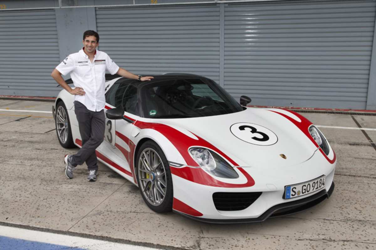 Neel Jani und der Porsche 918 Spyder in Monza