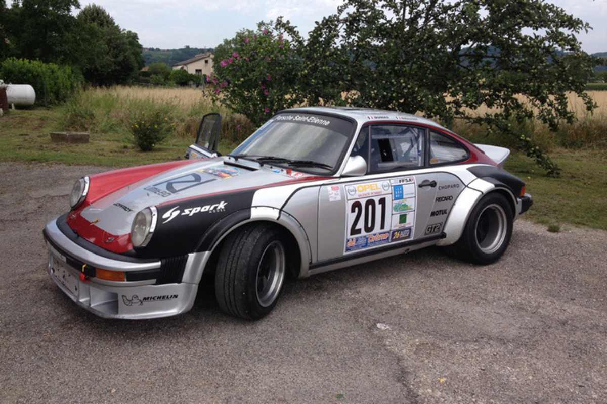 Romain Dumas im Rallye-Porsche