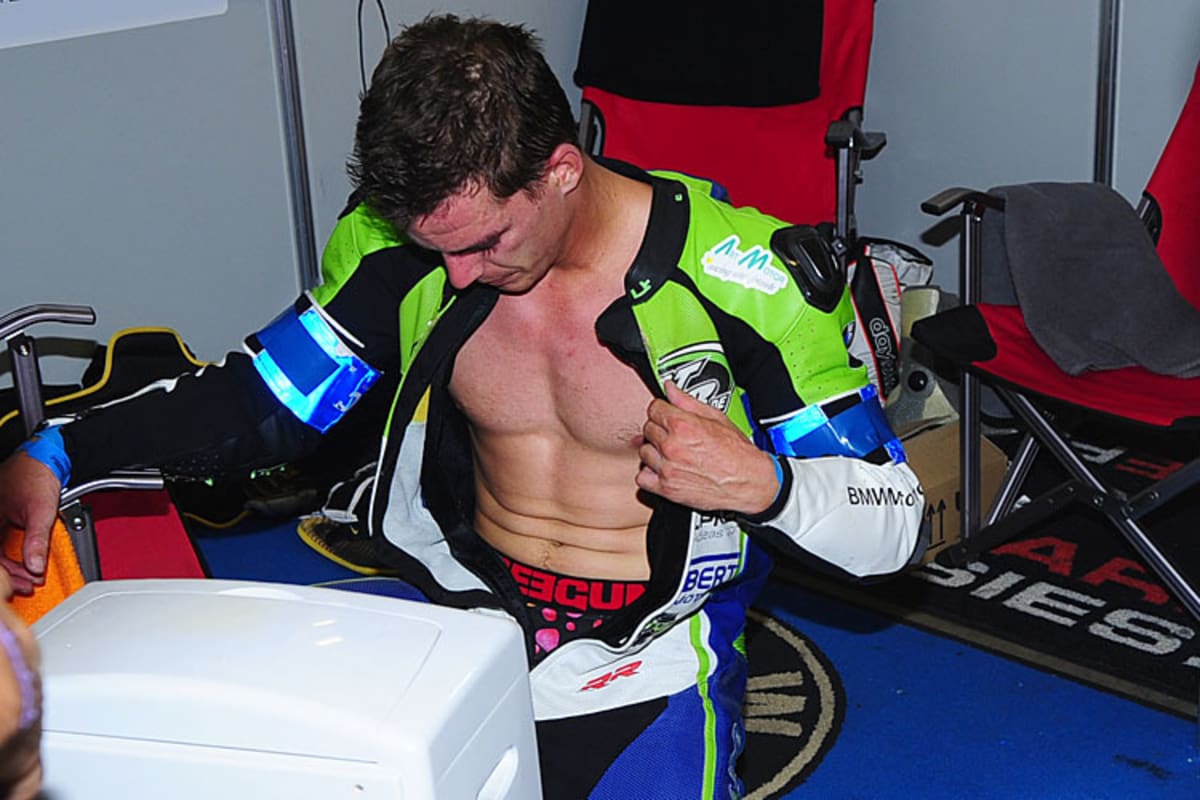 Der Belgier beim Zwischenstopp