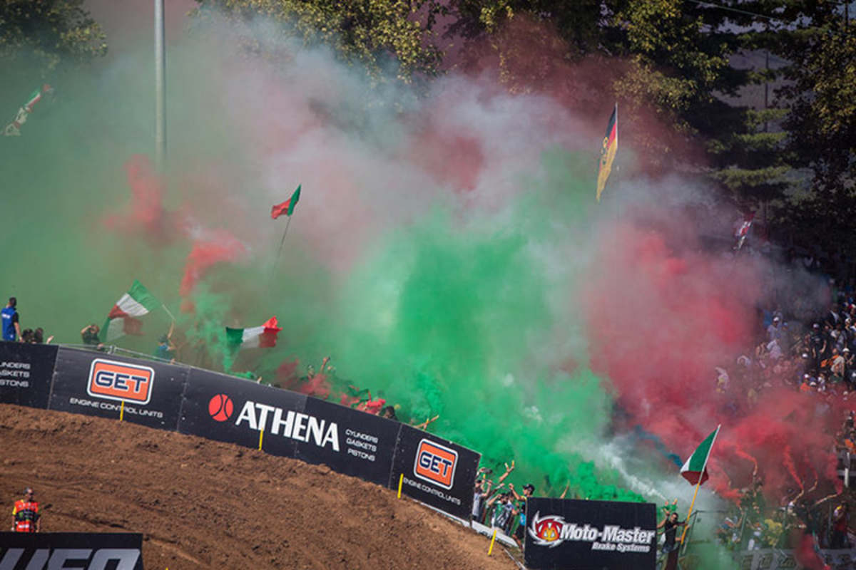 Die Fans an der Strecke in Maggiora waren wieder komplett aus dem Häuschen