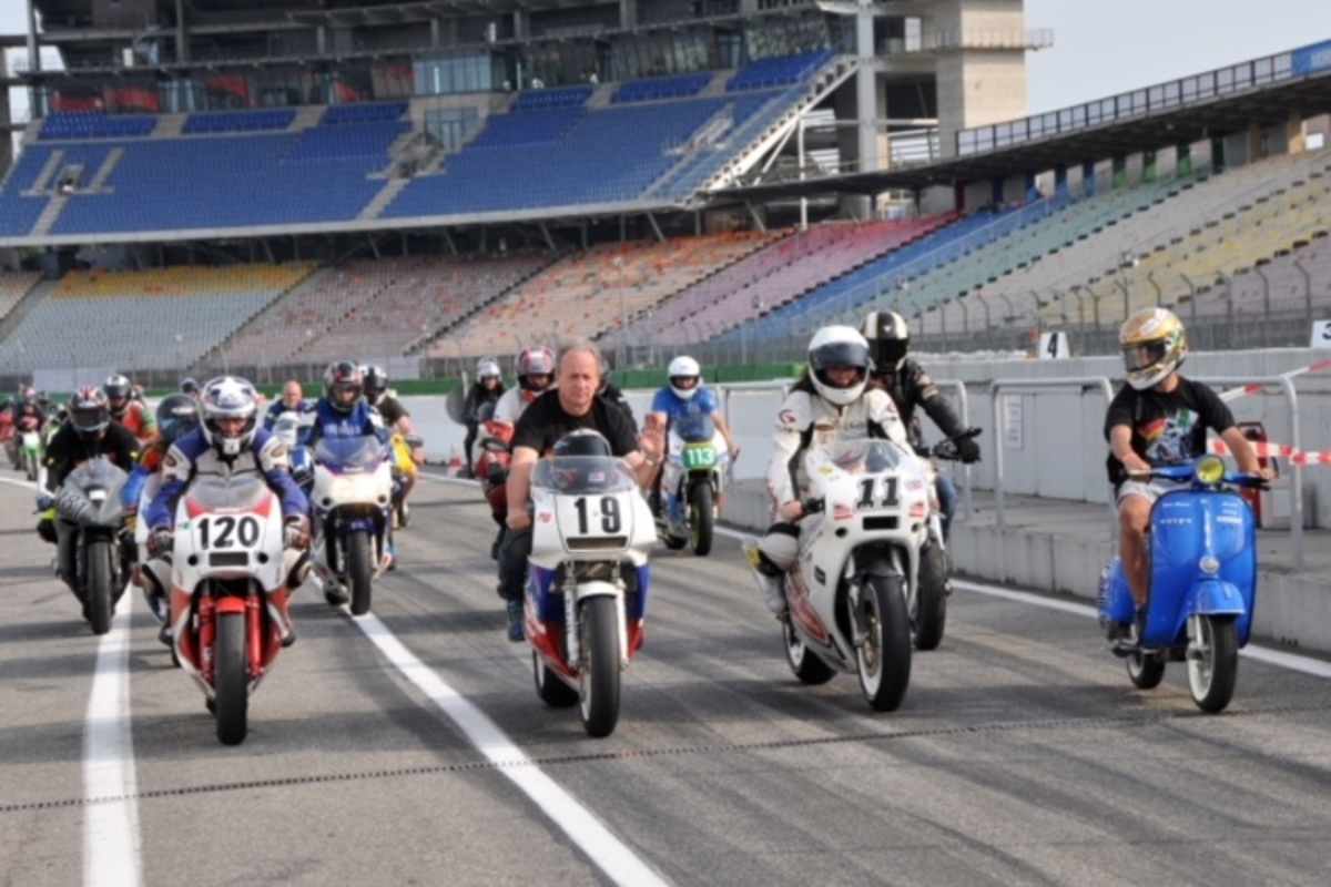 Motorradkorso für Peter Rubatto