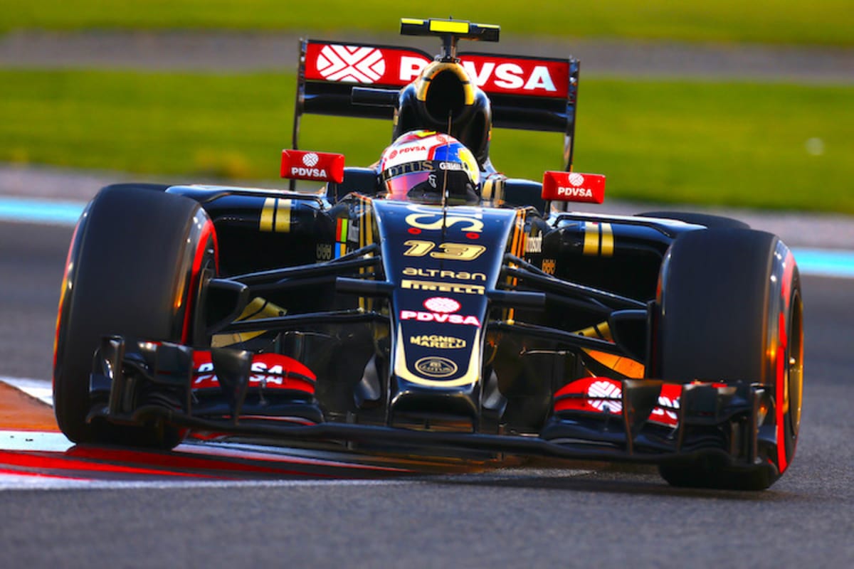 Pastor Maldonado 2015 in Abu Dhabi mit der Nummer 13