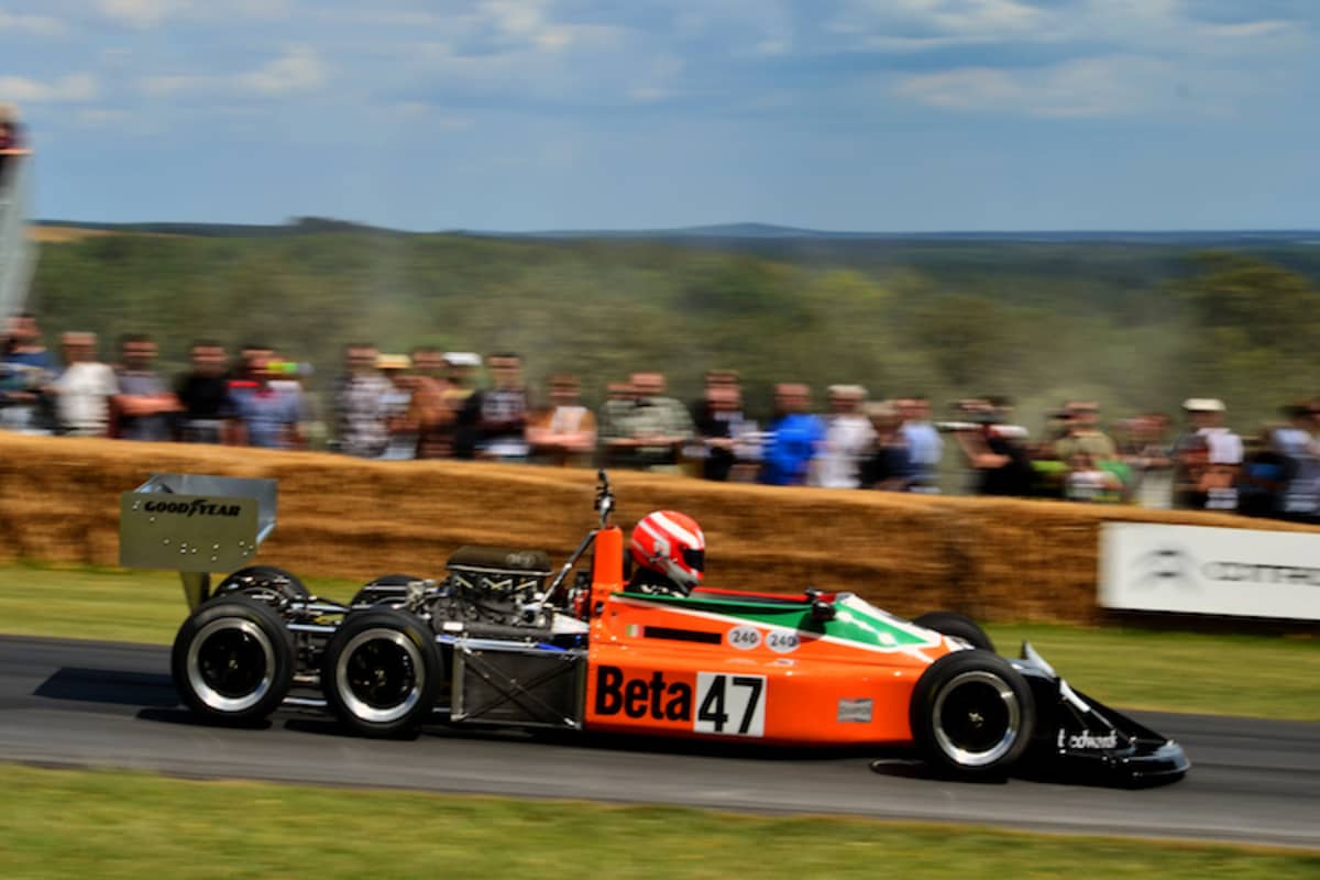 Der Sechsrad-March 2014 beim Goodwood Festival of Speed