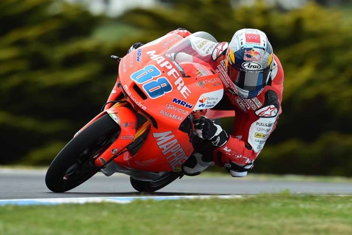 Rookie Jorge Martin war auf der Mahindra des Aspar-Teams stark unterwegs