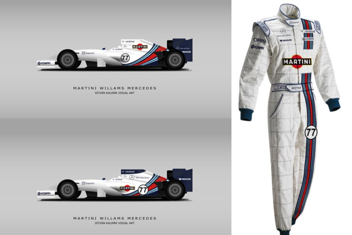 So elegant könnten Massa und Bottas 2014 auftreten