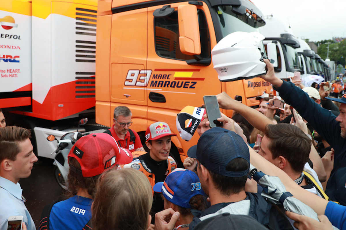 Stars wie Marc Márquez hautnah: Die Fans kamen auf ihre Kosten 