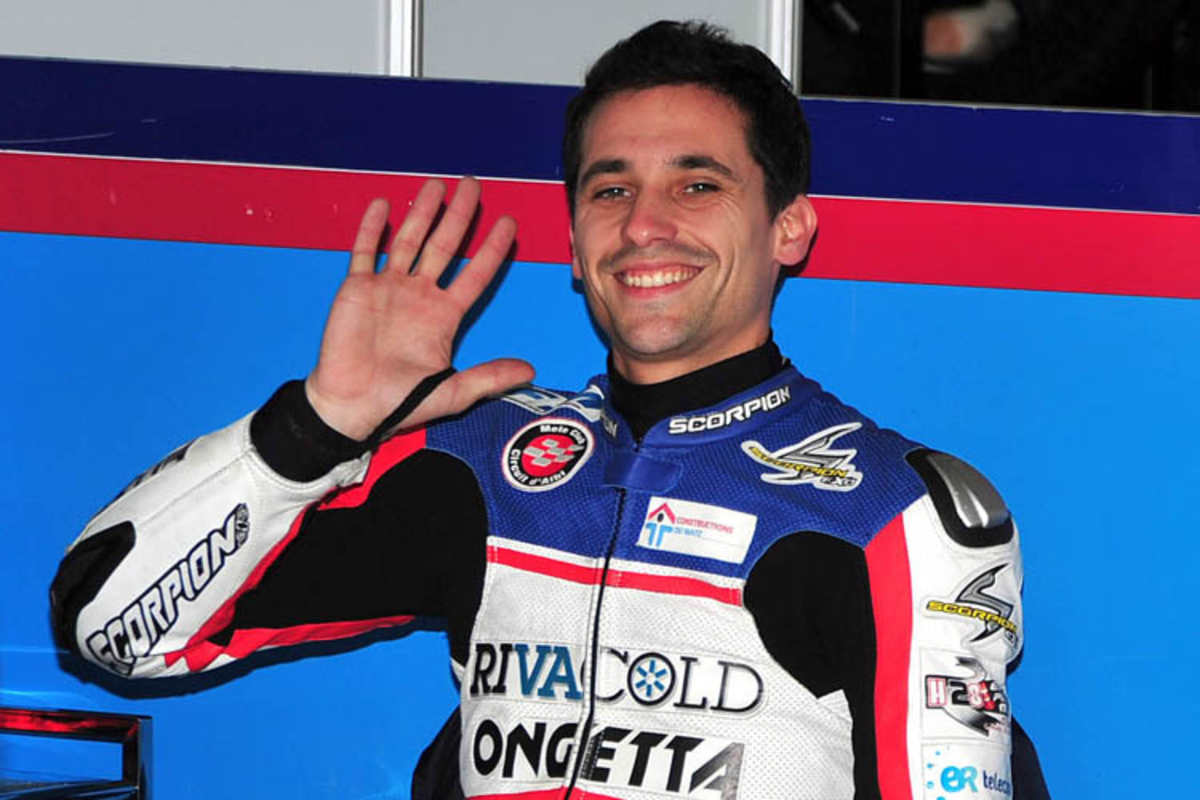 Alex Masbou beim Test in Almeria