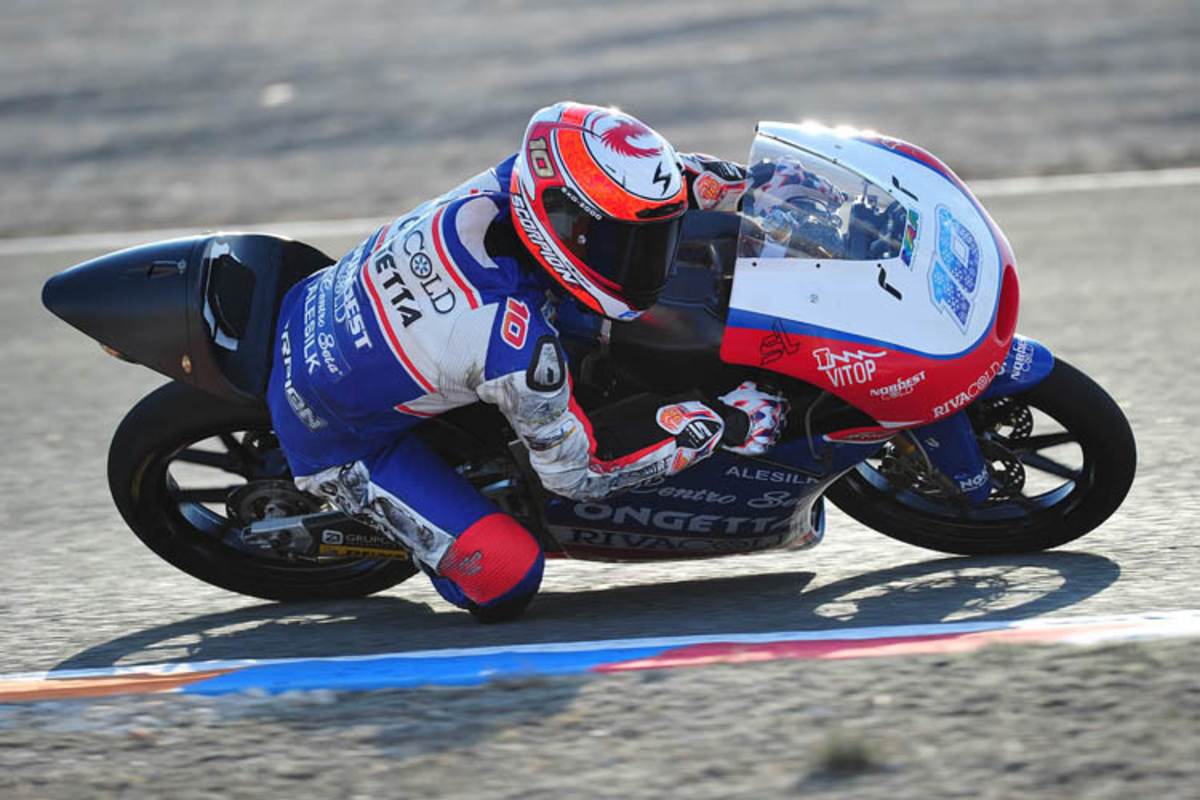 Alex Masbou in Almeria auf der Werks-Honda
