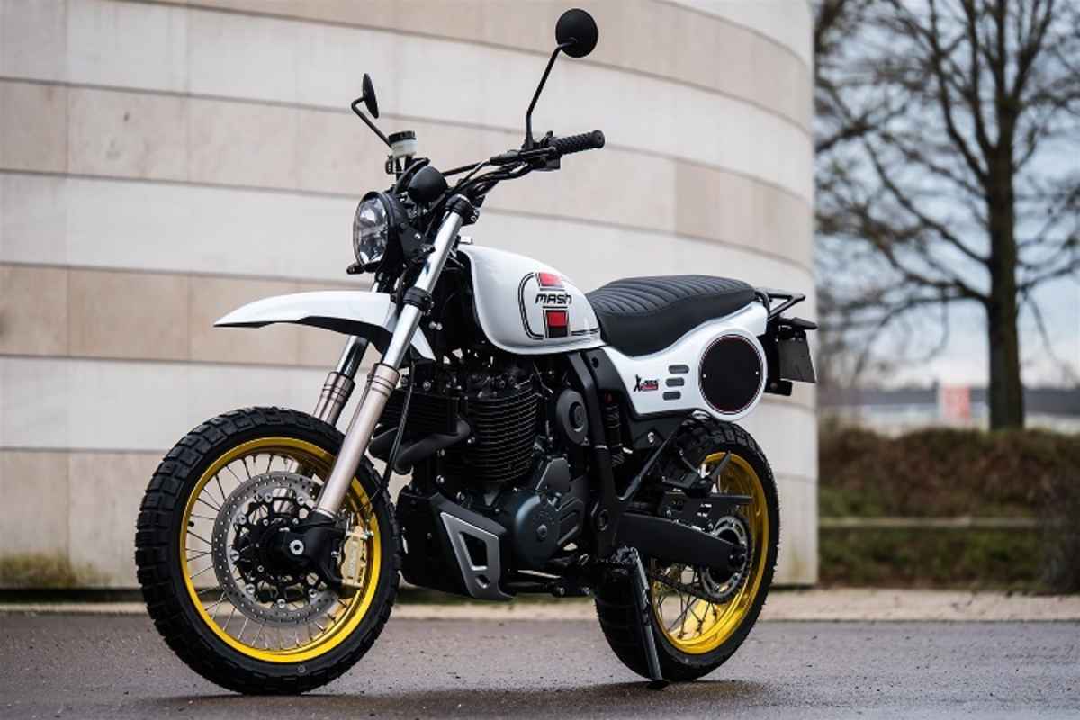 Mit ihrem 17er Voderrad ist die Mash X-Ride 650 Classic nicht für schwere Geländeeinsätze gedacht