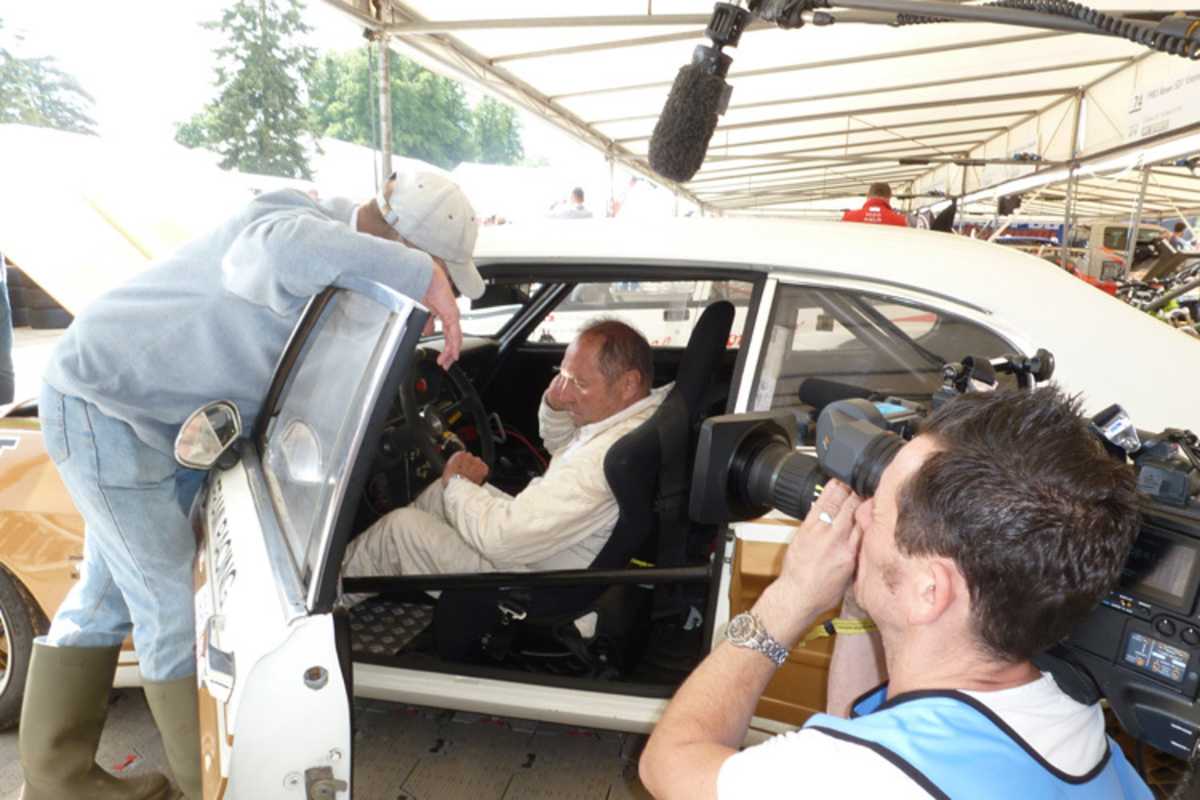 Filmaufnahmen mit Jochen Mass