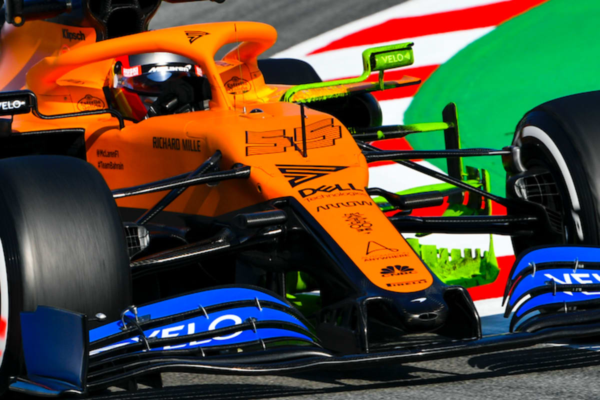 Carlos Sainz im McLaren, mit FloViz eingefärbt