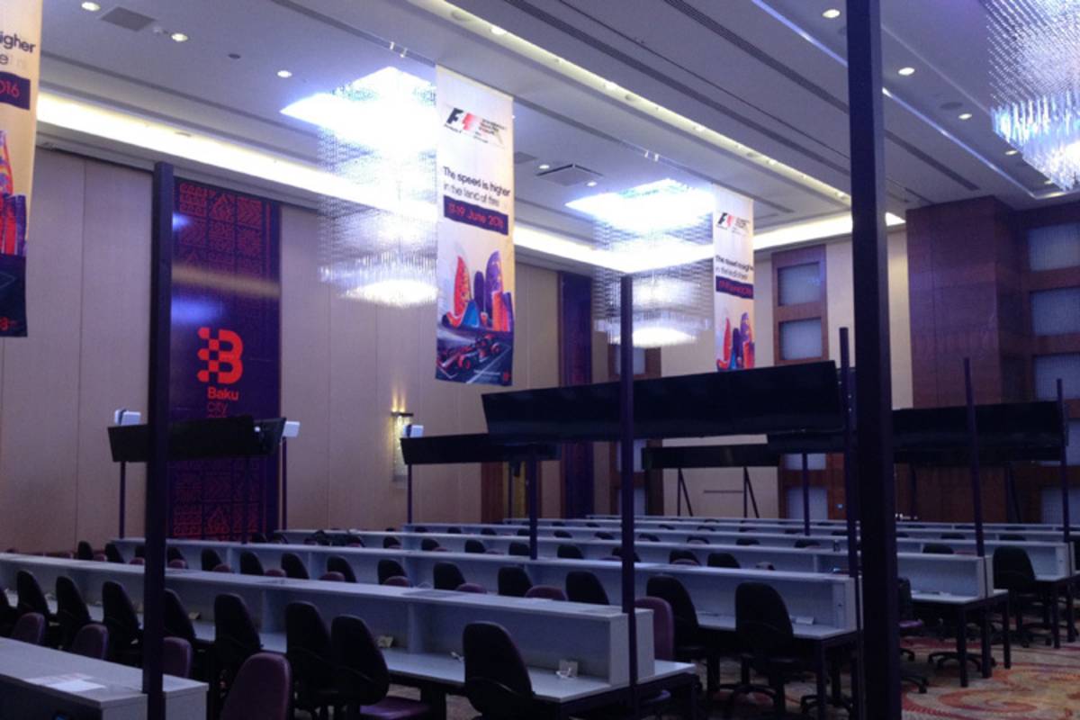 Das etwas triste Medienzentrum