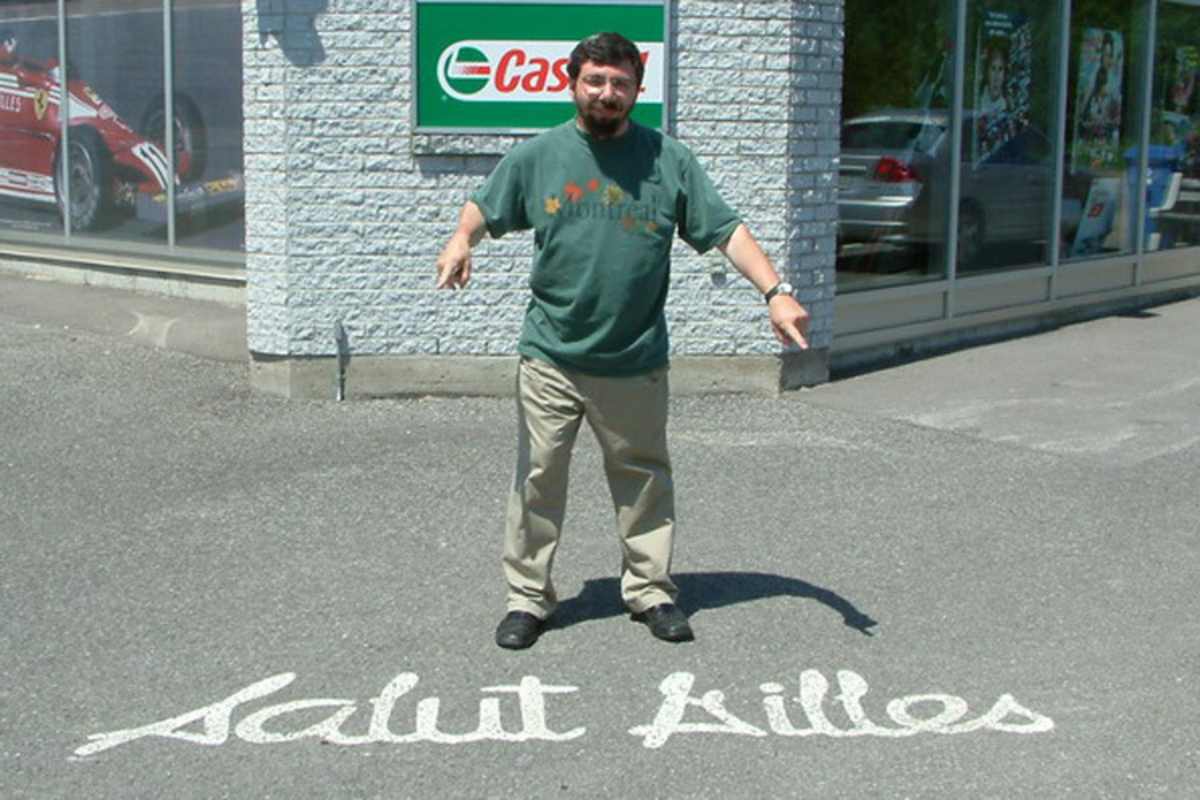 Der Autor auf den Spuren von Villeneuve in Berthierville