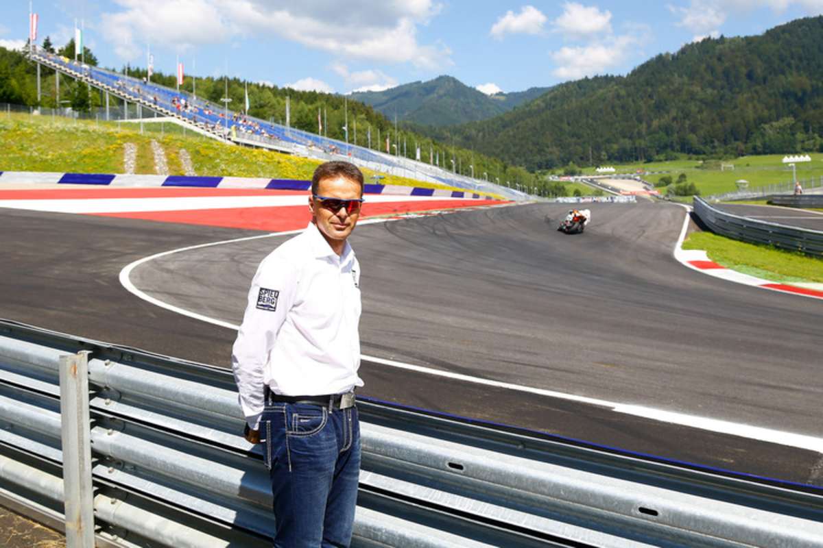 Andreas Meklau beim MotoGP-Test am 19./20. Juli