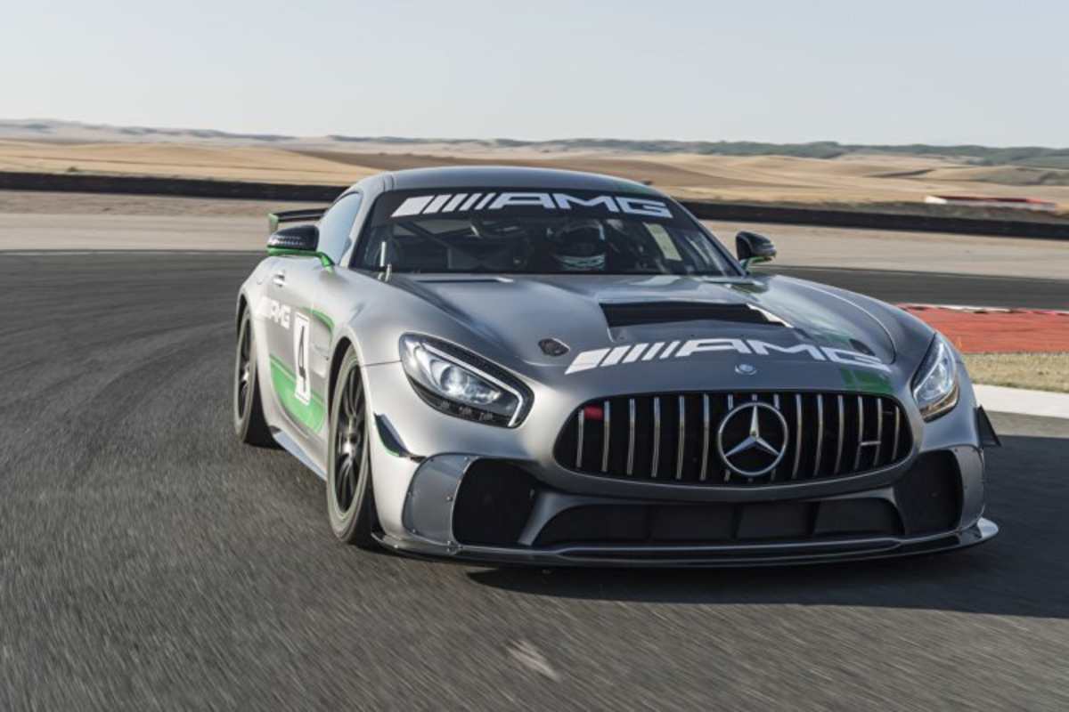 Der Mercedes-AMG GT4 von vorne