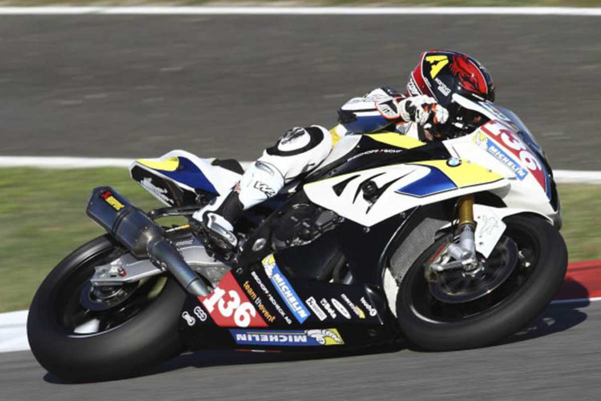 Mika Kallio in Mugello auf der BMW HP4