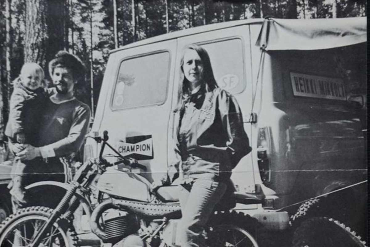 Die Familie von Heikki Mikkola war bei den Rennen immer dabei