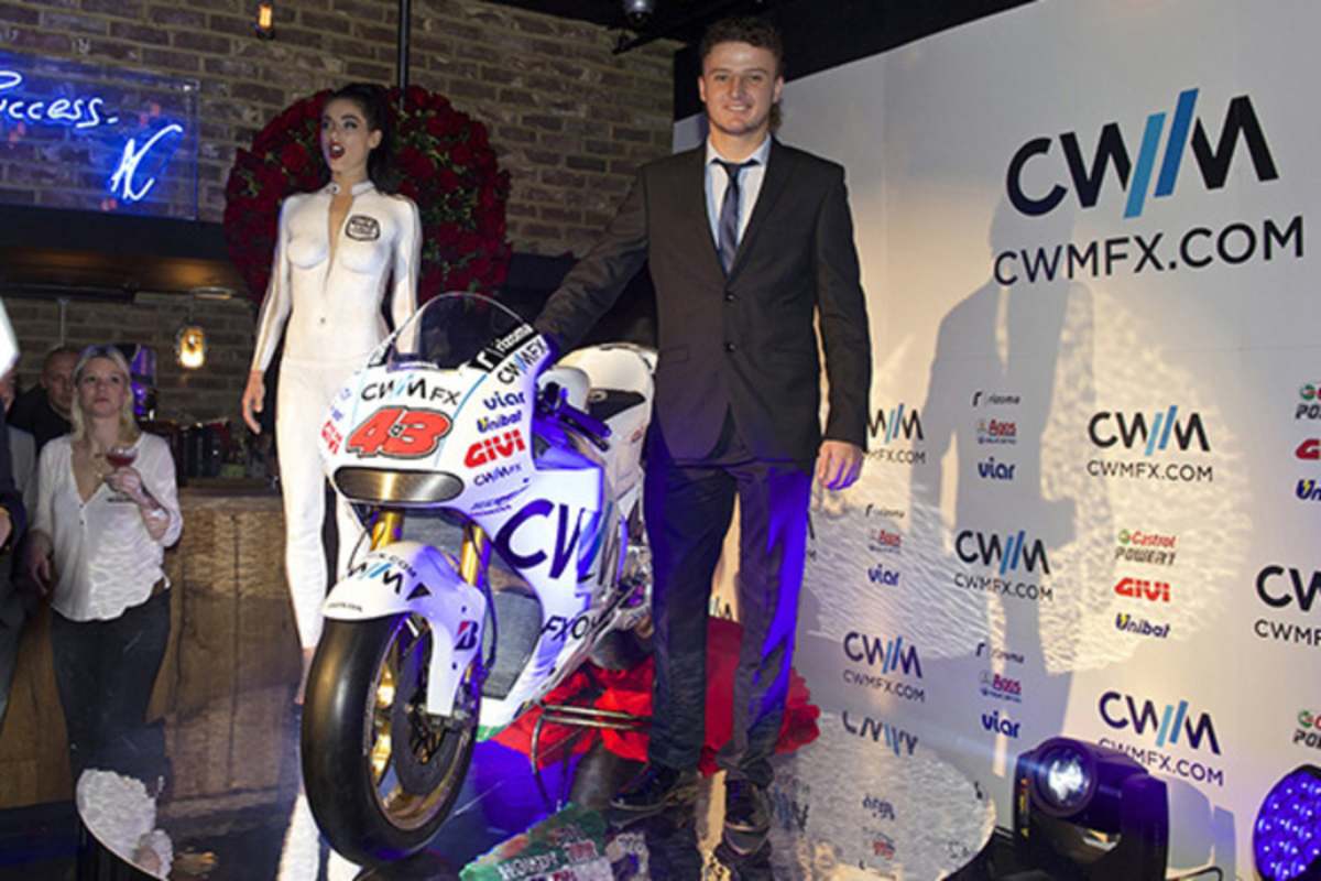 Jack Miller bei der CWM-Teamvorstellung gestern in London 