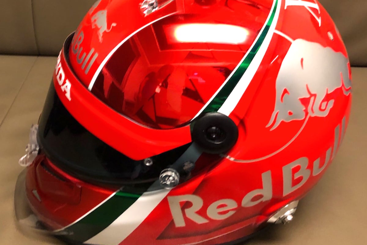 Der Helm in Monza