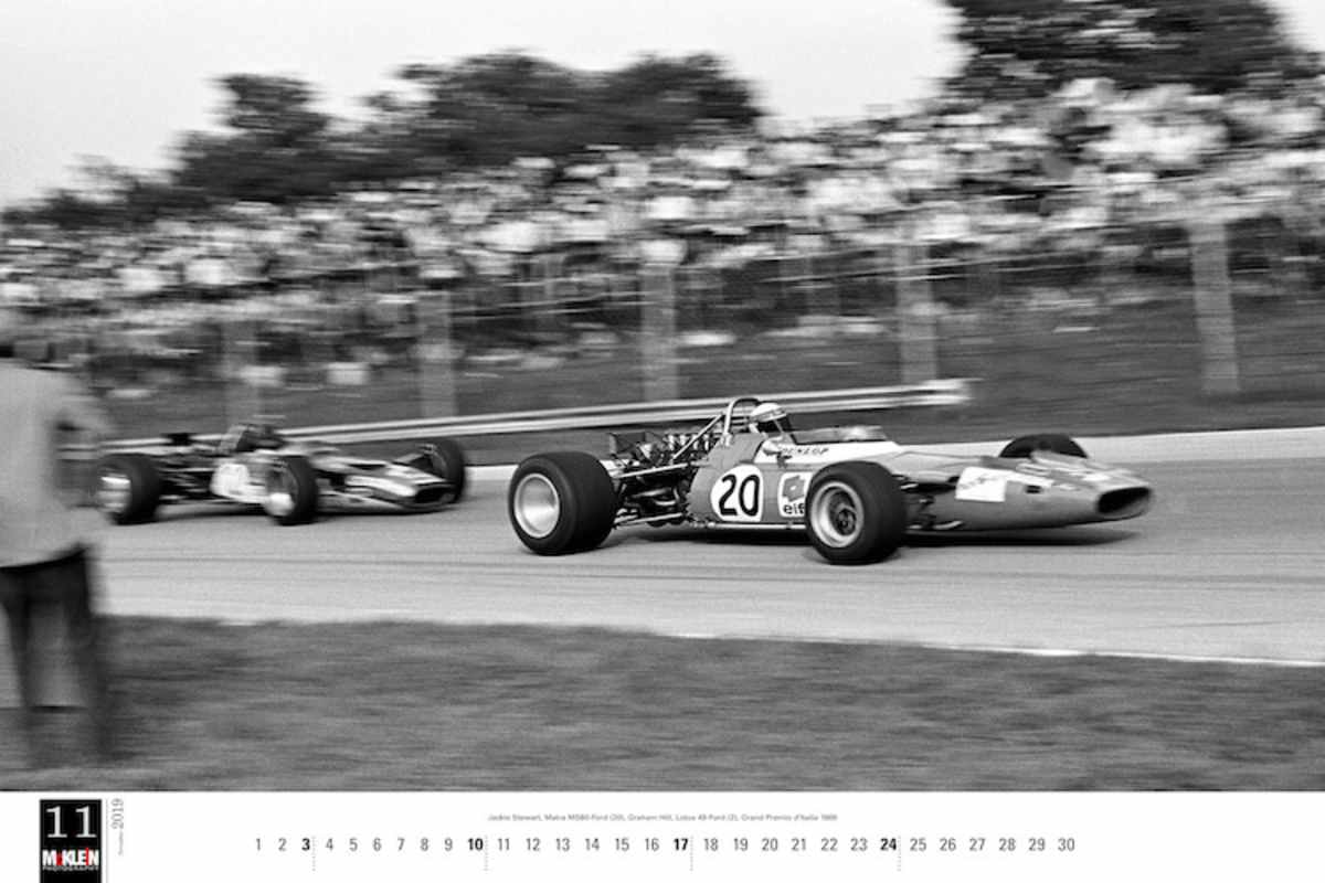 Jackie Stewart und Graham Hill: Windschattenduell in Monza