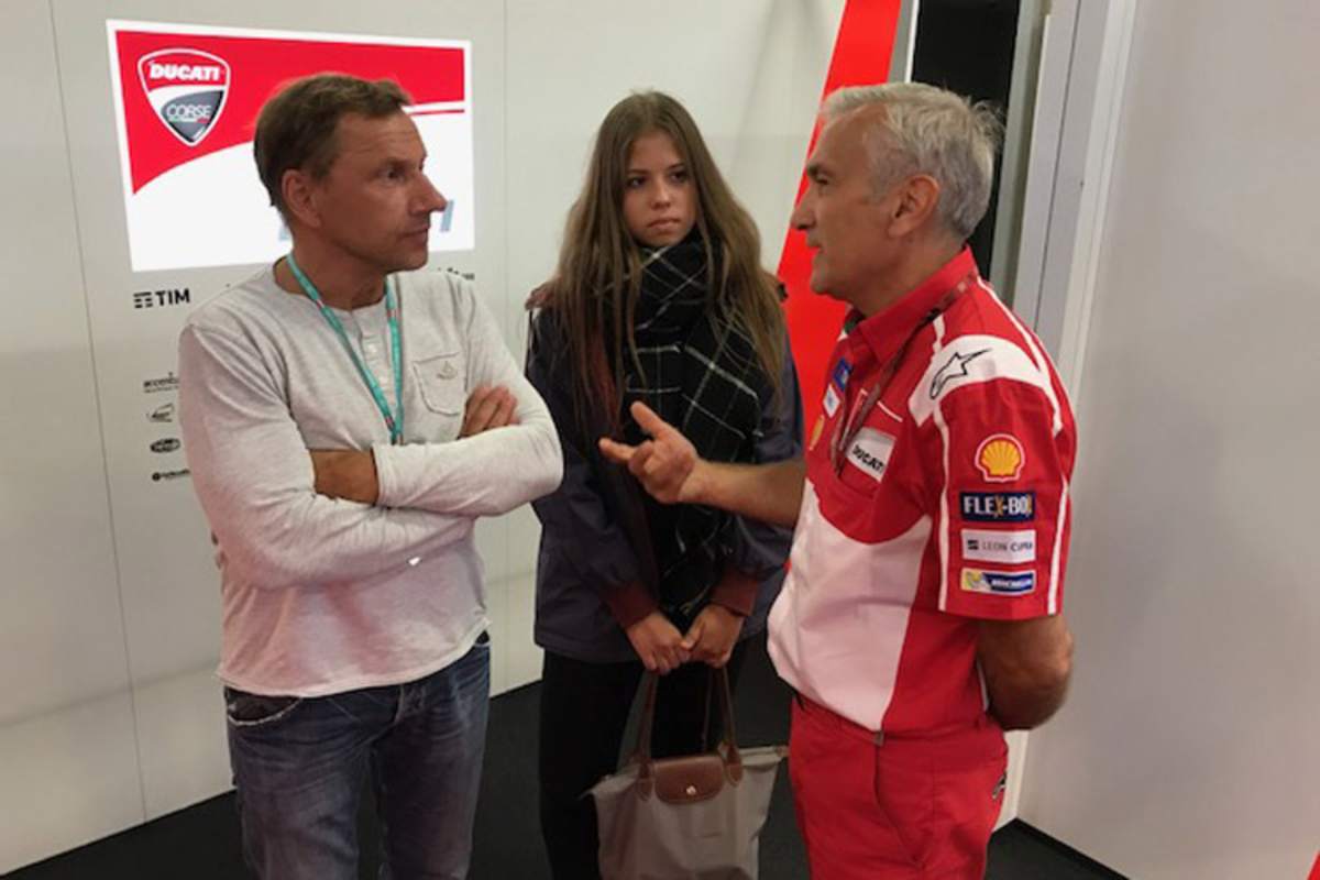 Richy Müller (li.) beim Österreich-GP 2017