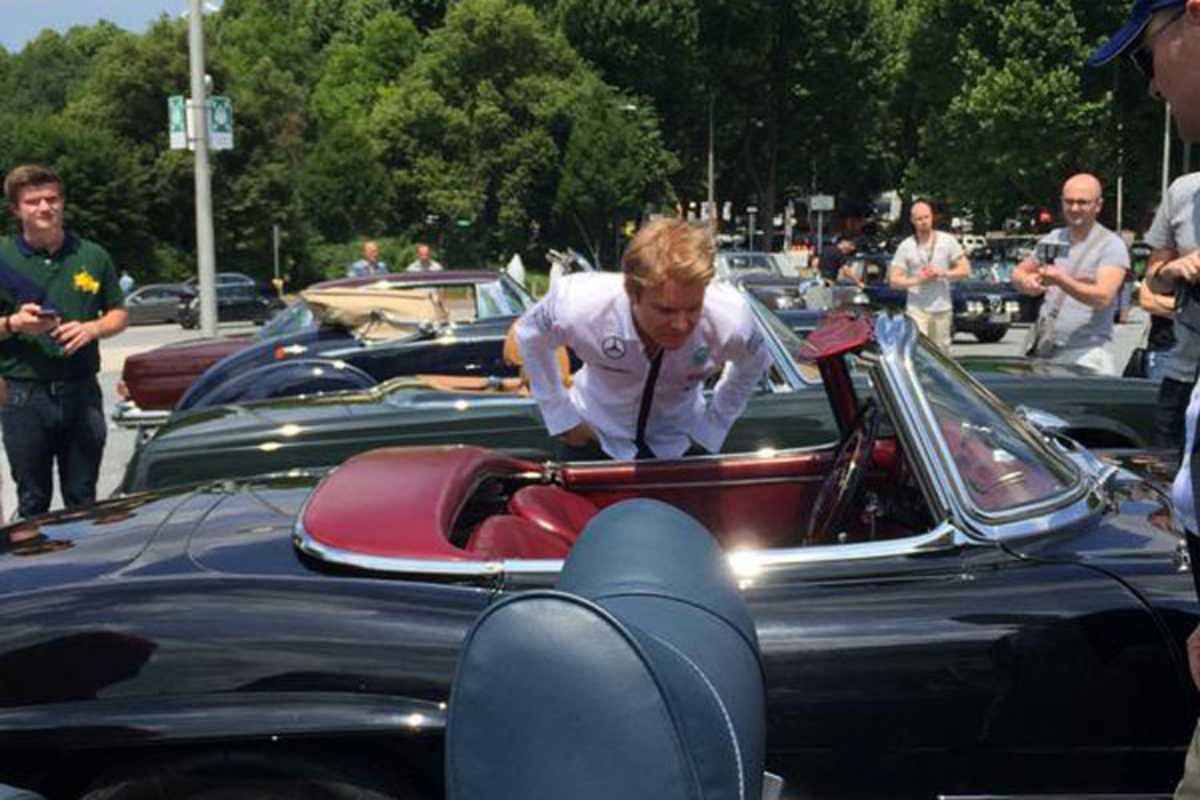 Grosses Interesse an den Oldies: Nico Rosberg 