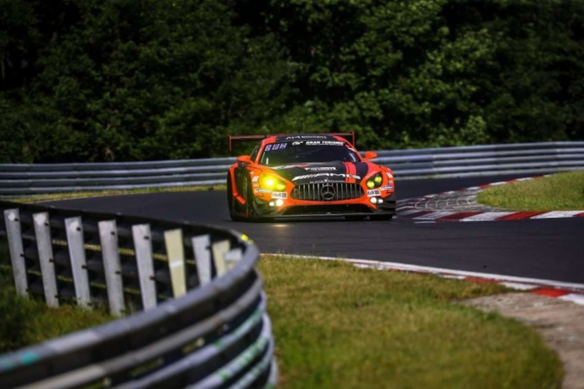 Dritter: Der Mercedes-AMG GT3 vom Mercedes-AMG Team Black Falcon