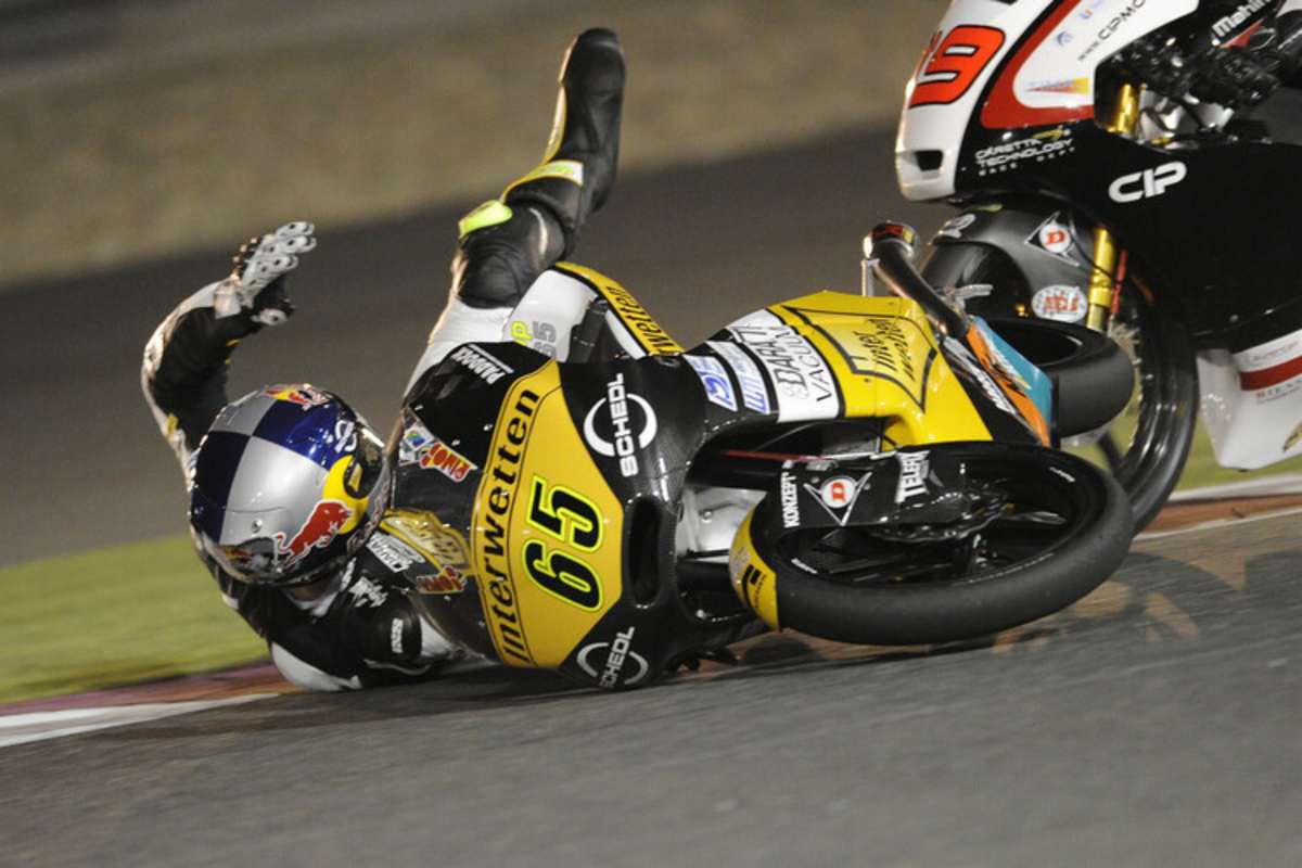 Beim Aufprall schlug der Bayer mit dem Kopf auf