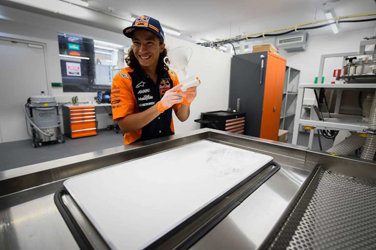 Can Öncü am 3D-Drucker