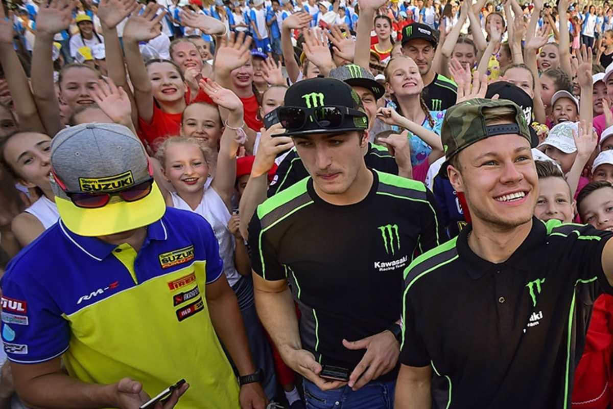 Die Fans sind von den WM-Stars begeistert